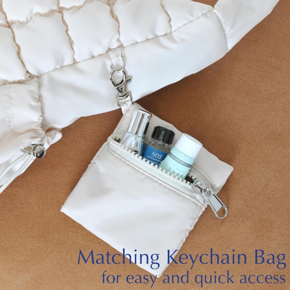 Puffer Quilted Shoulder Bag - Picture 5 of 14